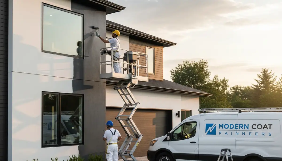 Mountain View, CA exterior house painters applying durable finishes to protect and boost curb appeal