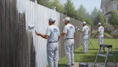 Fence painting service in Mountain View, CA protecting wood from Bay Area weather
