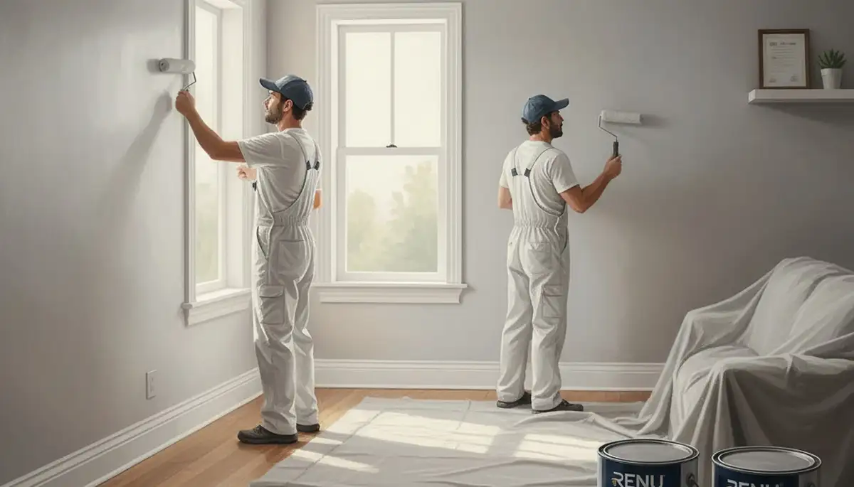 Interior house painting in Mountain View, CA by Mountain View Paint Pros with careful prep and smooth finish