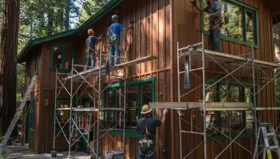 Painting contractors in Mountain View, CA providing professional interior and exterior painting services