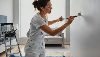 Paint touch-up service in Mountain View, CA for scuffs, fading, and moisture damage