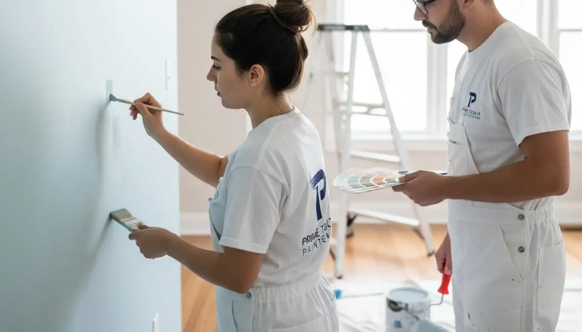 Paint touch-up service in Mountain View, CA for scuffs, fading, and moisture wear repair