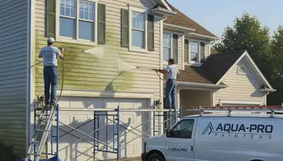 Professional vinyl siding pressure cleaning in Mountain View, CA for a clean, refreshed exterior