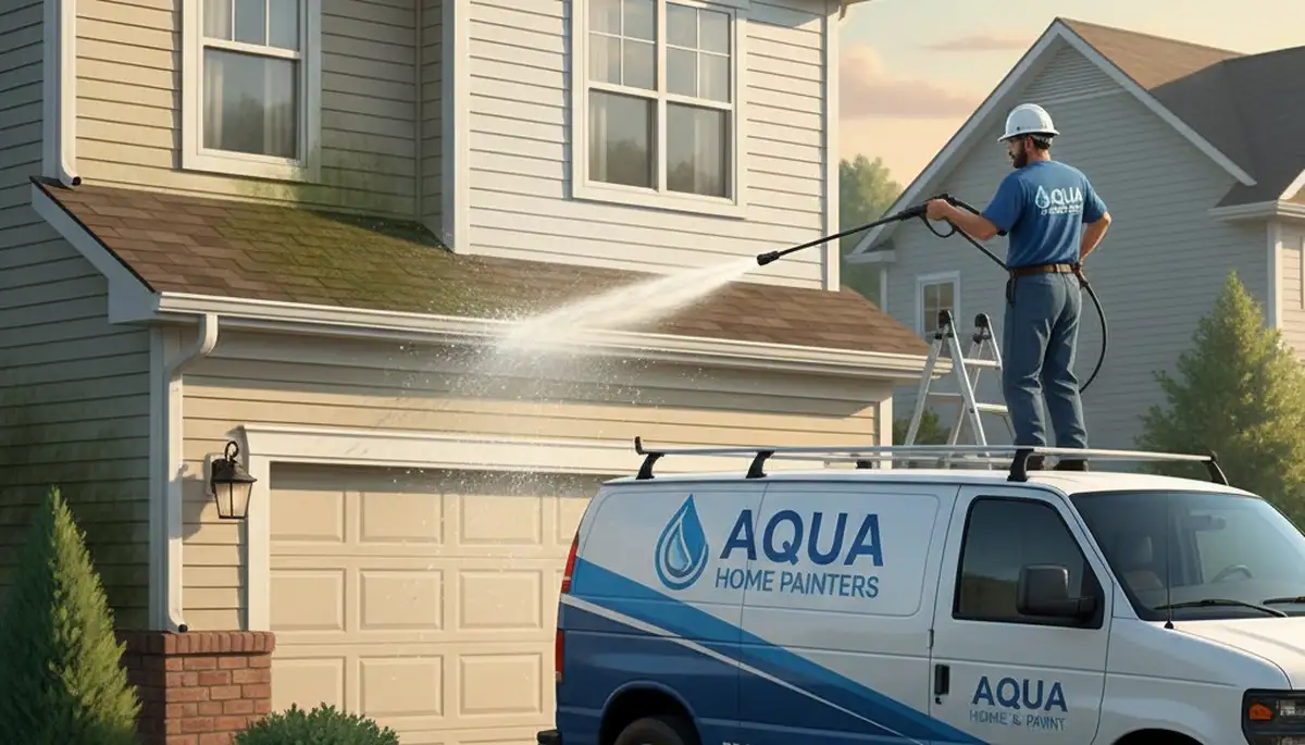 Vinyl siding pressure cleaning in Mountain View, CA for a clean, curb-appeal boost