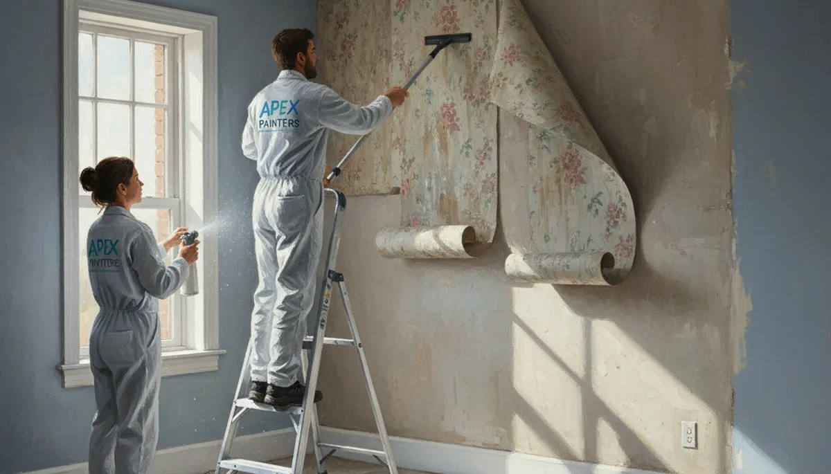 Professional wallpaper removal in Mountain View, CA for clean, careful wall prep and stripping